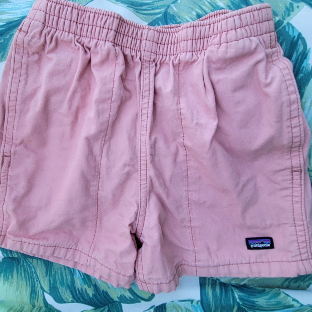 Patagonia Dusty Pink Toddler Shorts